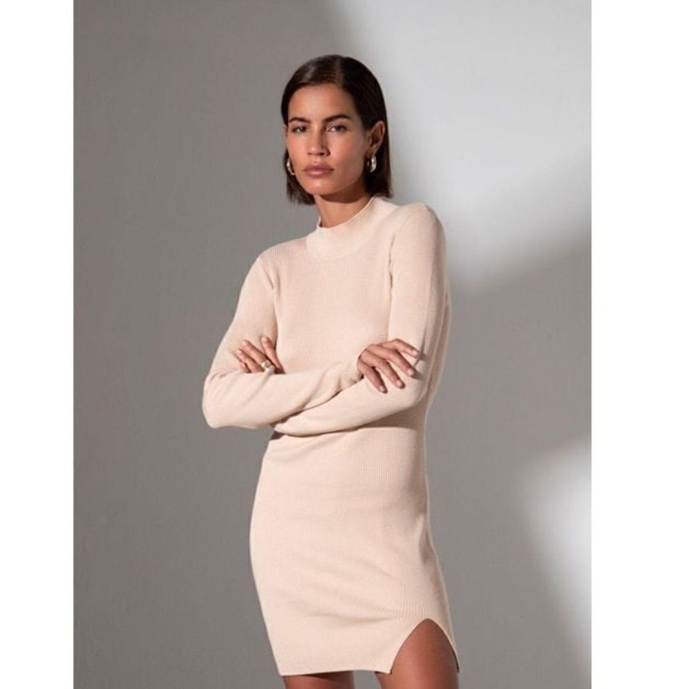 Sanctuary Ribbed Mini Sweater Dress - Picture 1 of 1